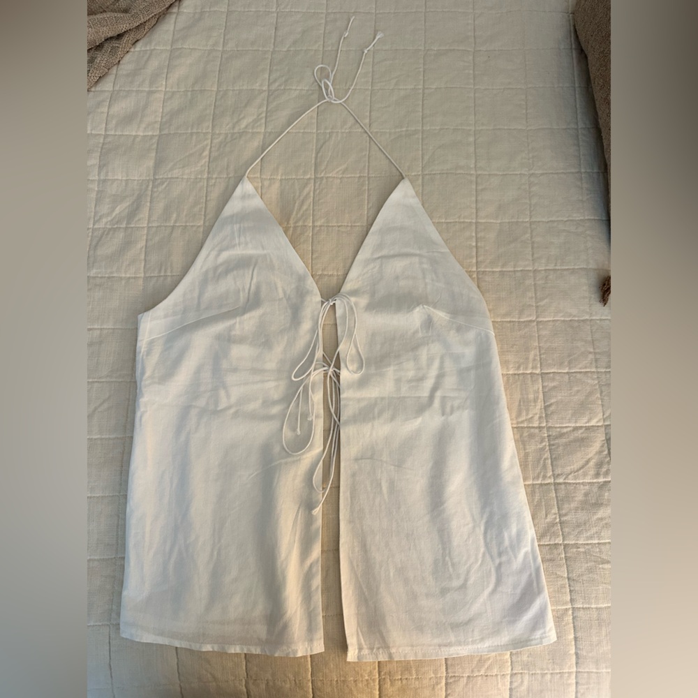 Amazon White Halter Tank Top